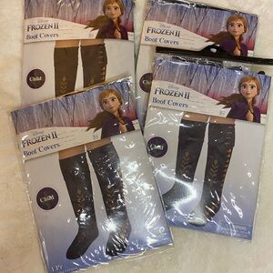 Disney Frozen II Anna Child Boot Covers Costume Accessory (New) Cosplay